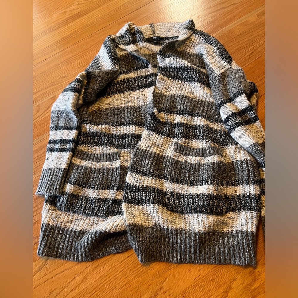 Long Striped Sweater